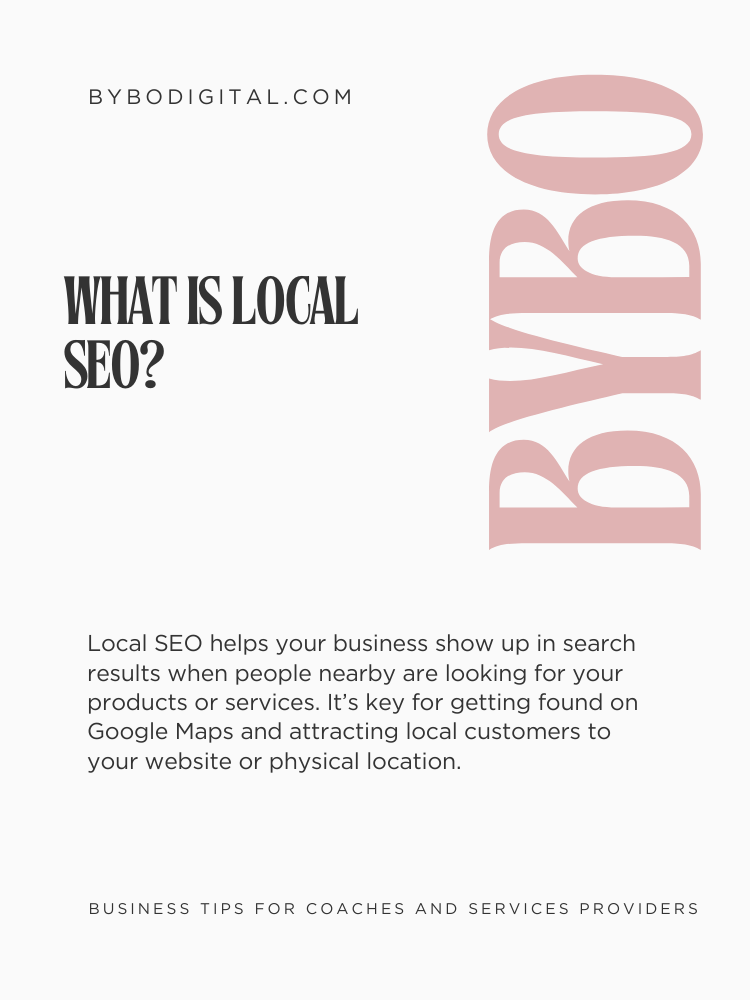What is local SEO?