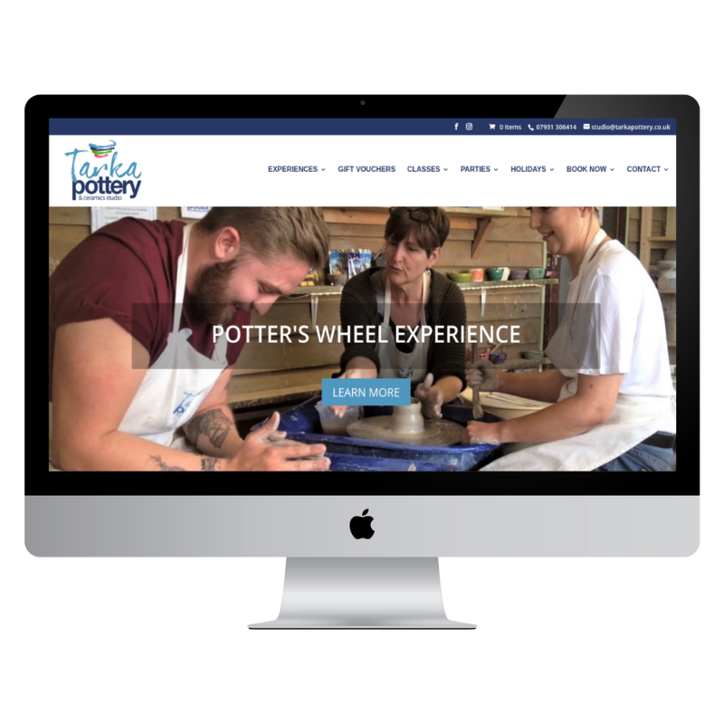 Ecommerce Website With Embedded Booking System For Experience Days