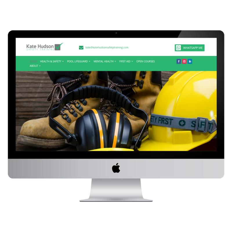 Safety Training Course Website Strong Local SEO